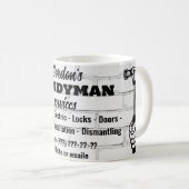 Mug Services Handyman (Devant droit)