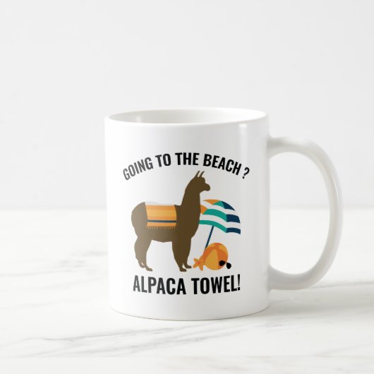 Mug Serviette Alpaca (Droite)