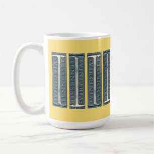 Mug Serviette de cuisine Bristol Virginia Tennessee Ma