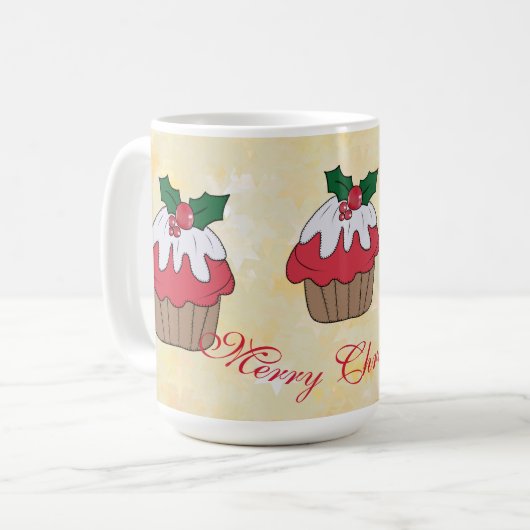 Mug Serviette de muffin de Noël (Devant gauche)