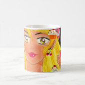 Mug Serviette, la fille qui aime des bonbons | dans (Centre)