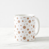 Mug Serviettes pois en or (Devant droit)