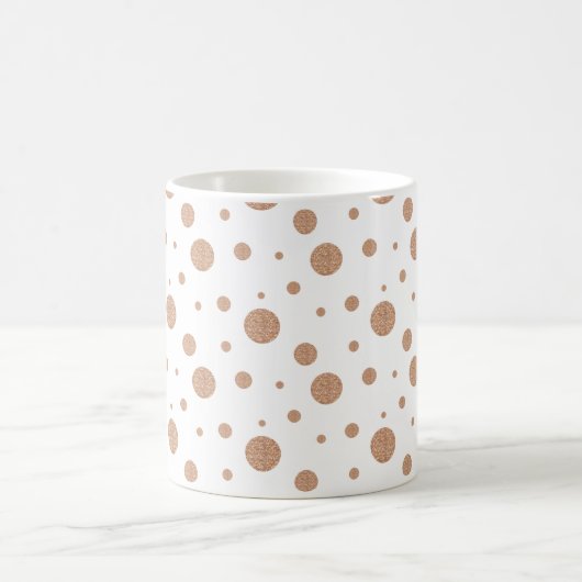 Mug Serviettes pois en or (Centre)