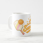 Mug Serving Up Sunshine - Sunny Pastel Pickleball Life (Devant gauche)