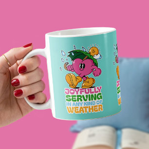 Mug Servir avec joie par tous les temps