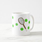 Mug Servir des balles de tennis (Devant droit)