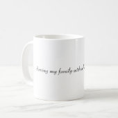 Mug servir ma famille  (Devant gauche)