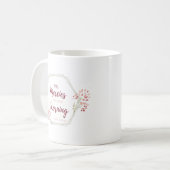 Mug Ses Mercis sont de nouveaux textes d'écriture insp (Devant gauche)