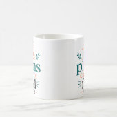 Mug Ses plans ne peuvent échouer, basé sur les écritur (Centre)