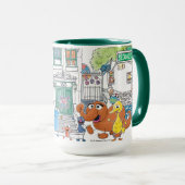 Mug Sesame Pals Doodley Graphisme (Devant droit)