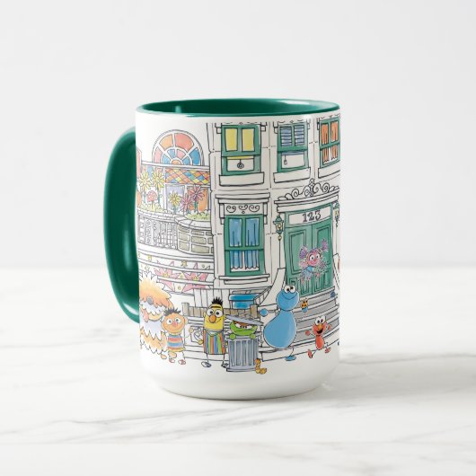 Mug Sesame Pals Doodley Graphisme (Devant gauche)
