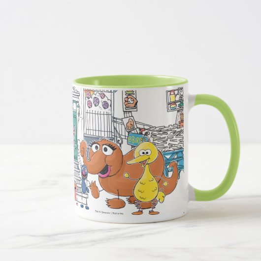 Mug Sesame Pals Doodley Graphisme (Droite)