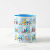 Mug Sesame Pals Marcher Le Long De Sesame Street Motif (Centre)