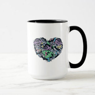 Mug Sésame Sésame   Comte von Count Doodle Heart