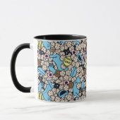 Mug Sésame Sésame | Cookie Monster Doodle Motif (Gauche)