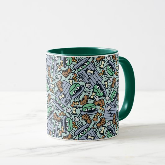 Mug Sésame Sésame | Oscar le Motif de groupe (Devant droit)