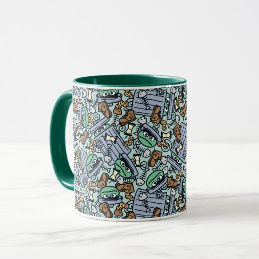 Mug Sésame Sésame | Oscar le Motif de groupe (Devant gauche)