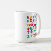 Mug Sesame Street | Alphabet d'Elmo (Devant droit)