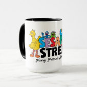 Mug Sesame Street | Amis à Poils Depuis 1969 (Devant gauche)