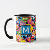 Mug Sesame Street Caractère Face Monogramme (Gauche)