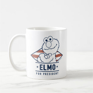 Mug Sesame Street   Elmo pour Président Vintage