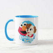 Mug Sesame Street | Elmo & Tango Badge (Gauche)