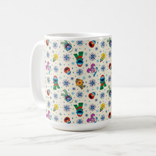 Mug Sesame Street Noël Snowflake Motif (Devant gauche)