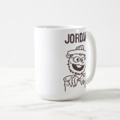 Mug Sesame Street | Oscar le grincheux | Ajoutez votre (Devant droit)