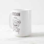 Mug Sesame Street | Oscar le grincheux | Ajoutez votre (Devant gauche)