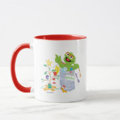Mug Sesame Street | Oscar - Sapin de Noël (Gauche)