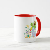Mug Sesame Street | Oscar - Sapin de Noël (Devant droit)