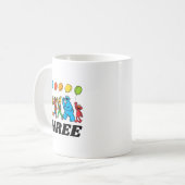 Mug Sesame Street Pals 3rd Birthday Balloons Toddler  (Devant gauche)