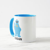 Mug Sesame Street | Personalized Cookie Monster (Devant gauche)
