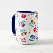 Mug Sesame Street | Tango, Elmo et Grover Pattern (Devant gauche)