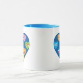 Mug Sesame Street Valentine Hearts Motif (Centre)