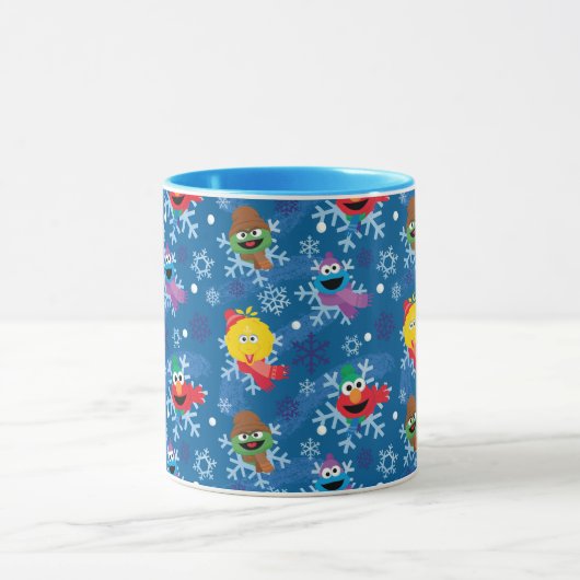 Mug Sesame Street Winter Snowflake Motif (Centre)