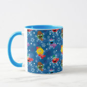 Mug Sesame Street Winter Snowflake Motif (Gauche)