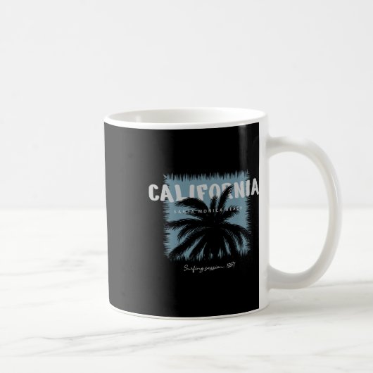 Mug Session de surf à la plage de Santa Monica en Cali (Droite)