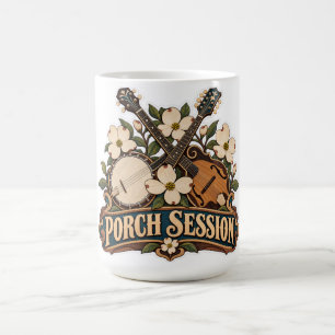 Mug Sessions de porche banjo et mandoline