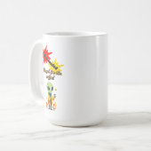 Mug "S'est écrasé. Resté pour le café" café Alien (Devant gauche)