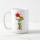 Mug "S'est écrasé. Resté pour le café" café Alien (Gauche)