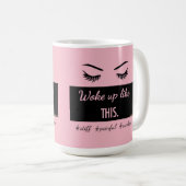 Mug S'est réveillé comme le ce des cils attaquent avec (Devant droit)