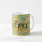 Mug Sestra du noir de tvshowOrphan, art abstrait (Devant droit)
