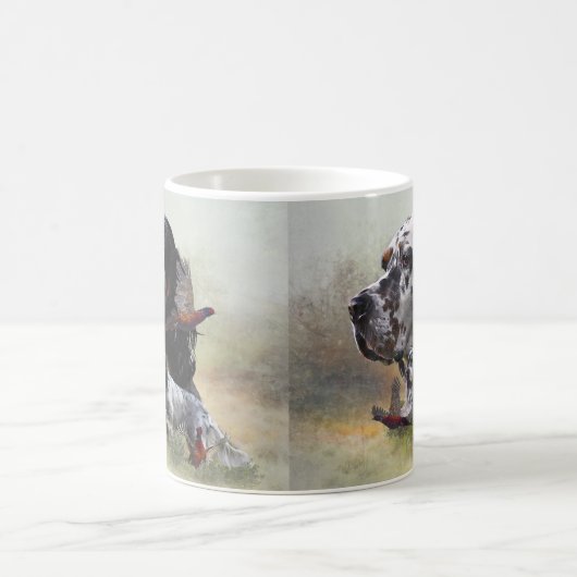 Mug Set anglais avec faisans, art (Centre)