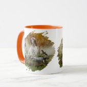 Mug Set anglais avec faisans, art (Devant gauche)