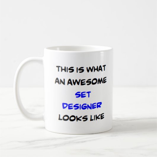 Mug set designer, génial (Gauche)