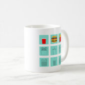 Mug Set repas hamburger (Devant droit)