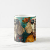Mug Setter Anglais Avec Roses De Saint-Valentin De Coe (Centre)
