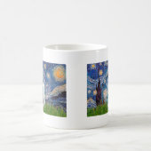 Mug Setter anglais (BN) - Nuit étoilée (Centre)