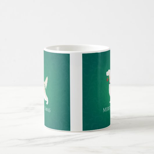 Mug Setter anglais Joyeux Noël Design (Centre)